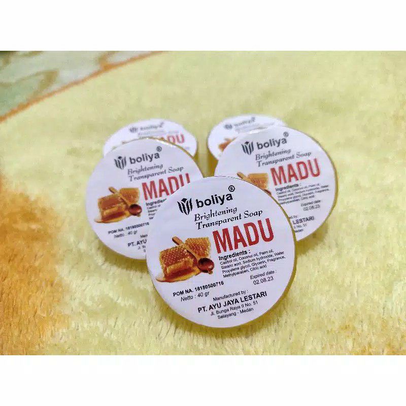 Sabun Madu Boliya BPOM