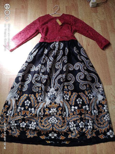 Couple 2699 Broklat Maxi Fashiom Terbaru Batik Artomoro_grosir