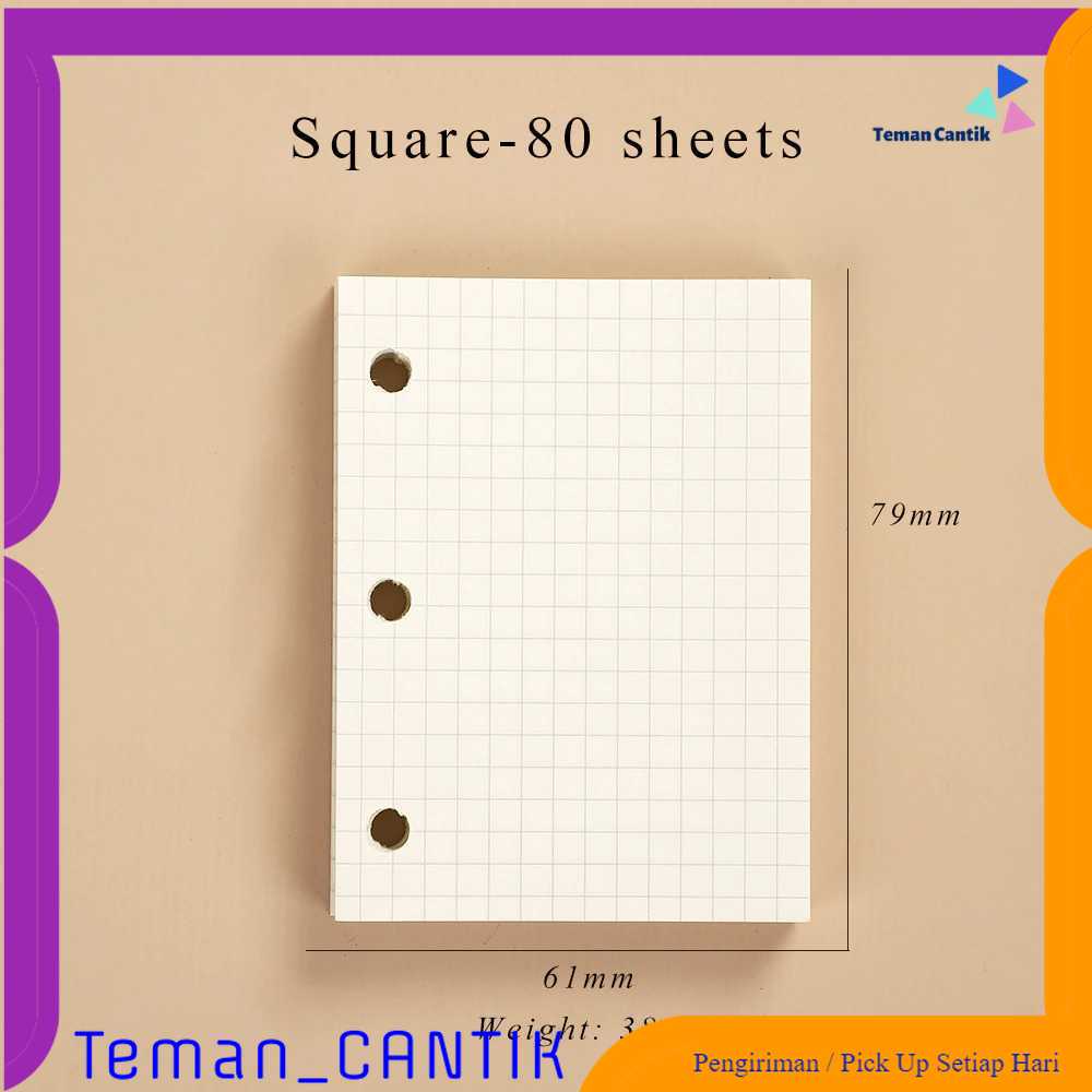 

TC-DA1 Jianwu Kertas Binder 3 Ring Desain Black A8 80 Lembar - NB-2020