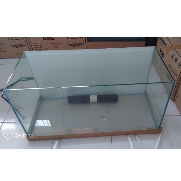 Nisso Bahari Cave 600 Aquarium 60 cm Akuarium Kaca 60cm Latar Keramik