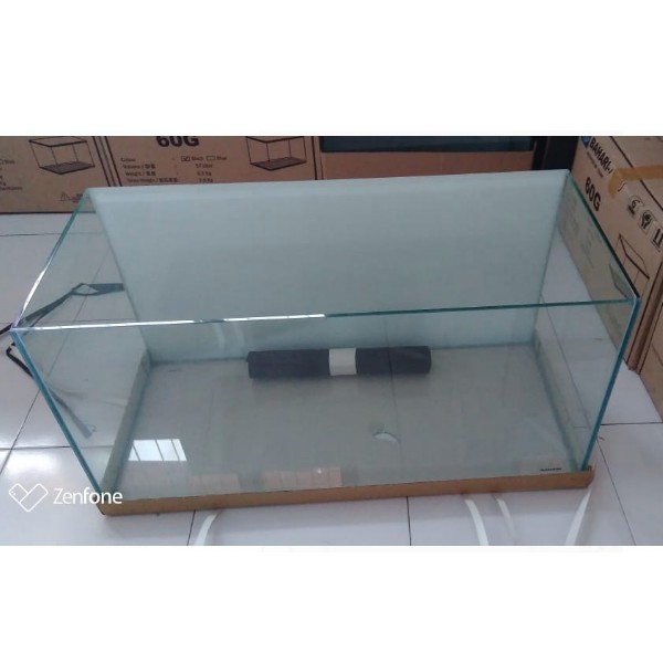 Nisso Bahari Cave 900 Aquarium 90 cm Akuarium Kaca 90cm Latar Keramik