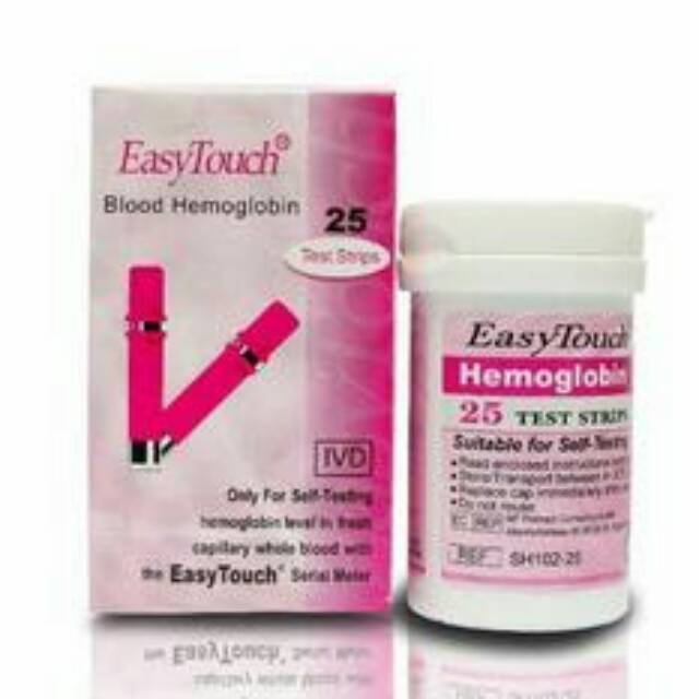 Strip Easy Touch Hemoglobin Isi Ulang EasyTouch Hb GCHb Murah