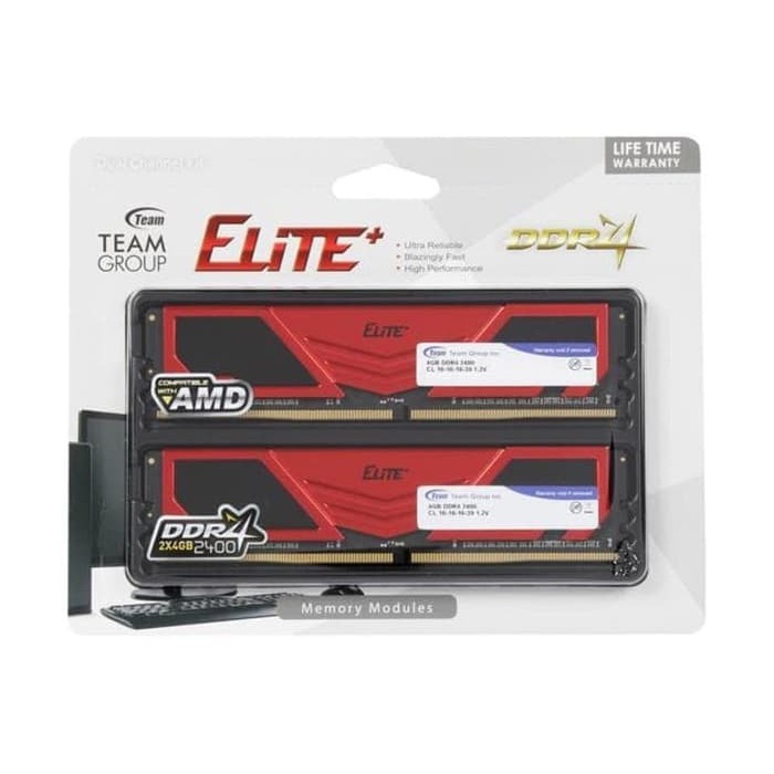 RAM DDR4 8GB 4x2 team elite pc 2400 kit | Shopee Indonesia