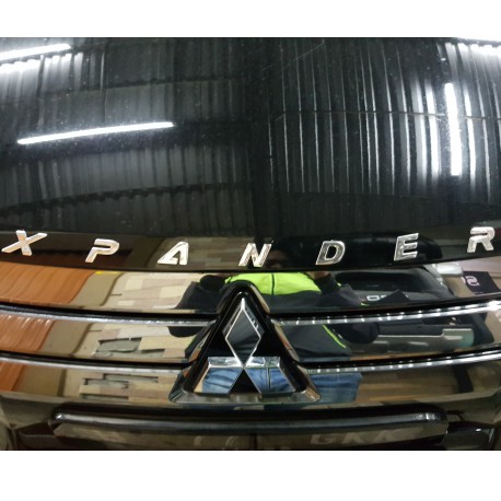 Emblem XPANDER STIKER Hood Engine Kap Mesin Depan