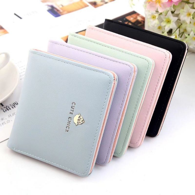 [COD] Dompet Lipat Mini Dompet Lipat Wanita Import Lucu Cute Dompet Mini dengan Slot Kartu Dompet Lipat Mini Praktis