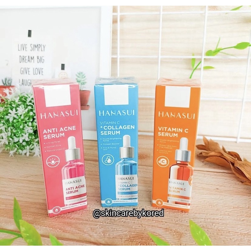 serum hanasui whitening gold-vitamin C- anti Acne-Collagen