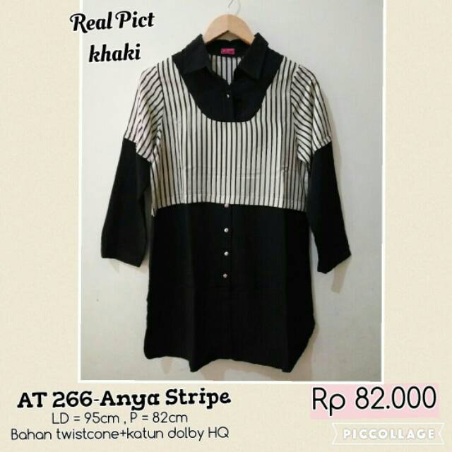 Tunik anya stripe