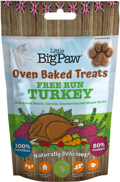 Biskuit snack treats anjing Little Big Paw 130gr