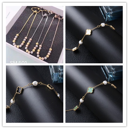 Gelang Mutiara Perhiasan Titanium  Fashion Jewellery 3113