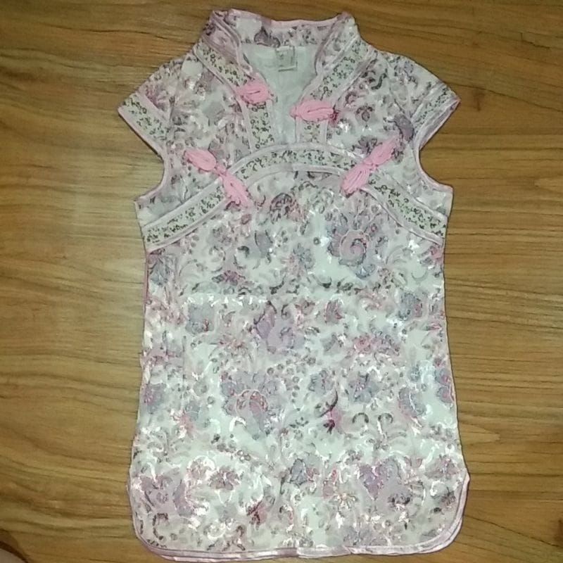 Preloved Ceongsam / Qipao / Dress Imlek bayi