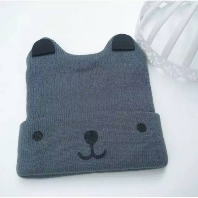 Topi bayi BEAR , KUPLUK BEAR karakter, kupluk bayi murah