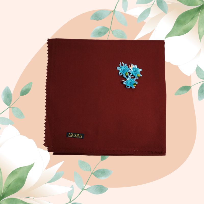 Jilbab Azara segi empat