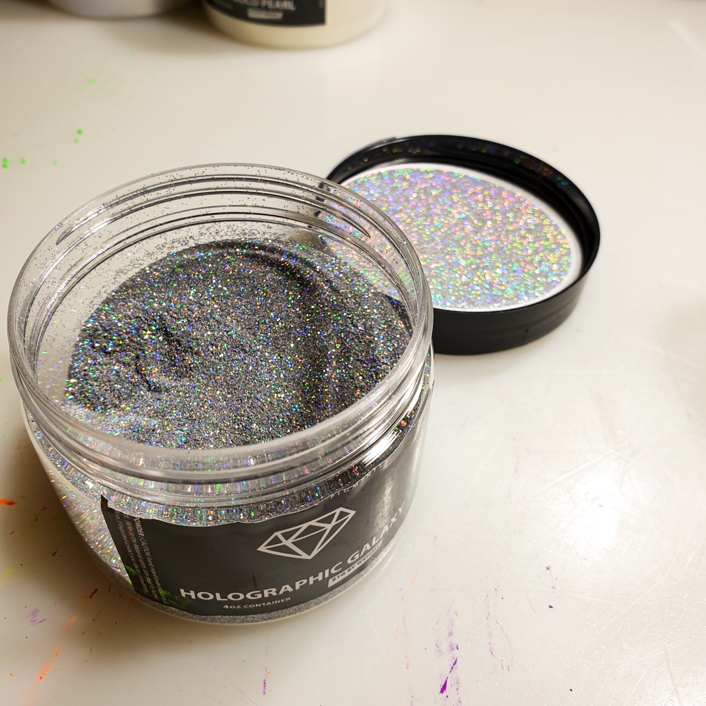 

ORIGINAL BLACK DIAMOND GLITTER POWDER HOLOGRAPHIC GALAXY 5 GR