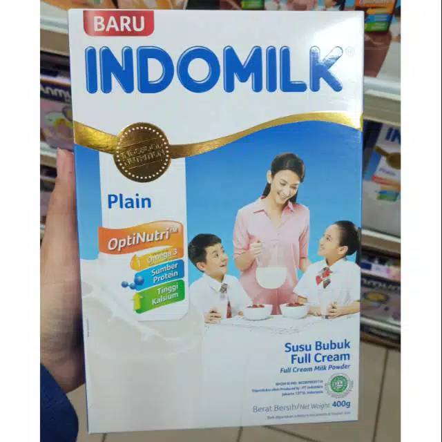 

400gr susu bubuk INDOMILK Full Cream Plain