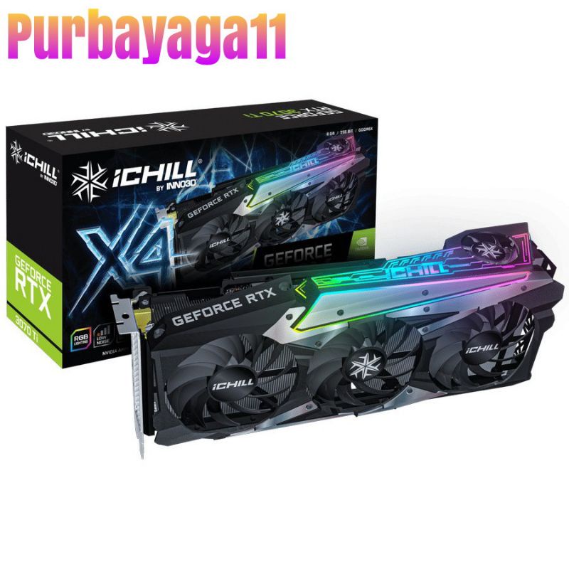 GA INNO3D Geforce RTX 3070 Ti ICHILL X4 8GB - 8 GB DDR6