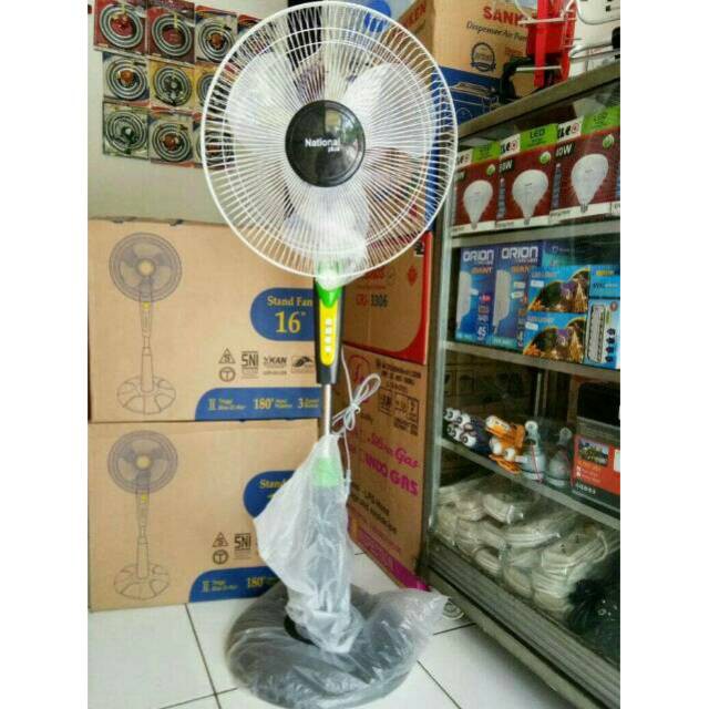 STAND FAN NATIONAL PLUS kipas angin berdiri 16 inch