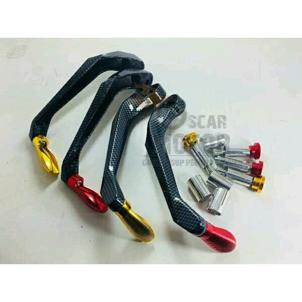 Proguard Karbon Pelindung Stang Cnc Handguard Jalu Stang Carbon Fastbikes Universal Semua Motor motor