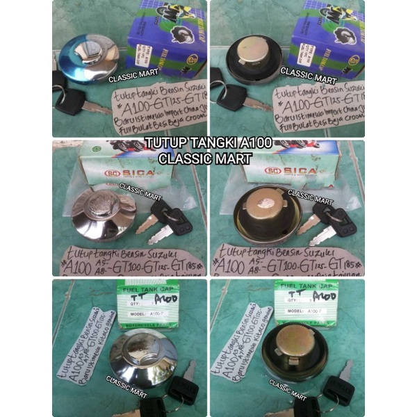 TUTUP TANGKI SUZUKI A100 GT GT100 GT125 GT185