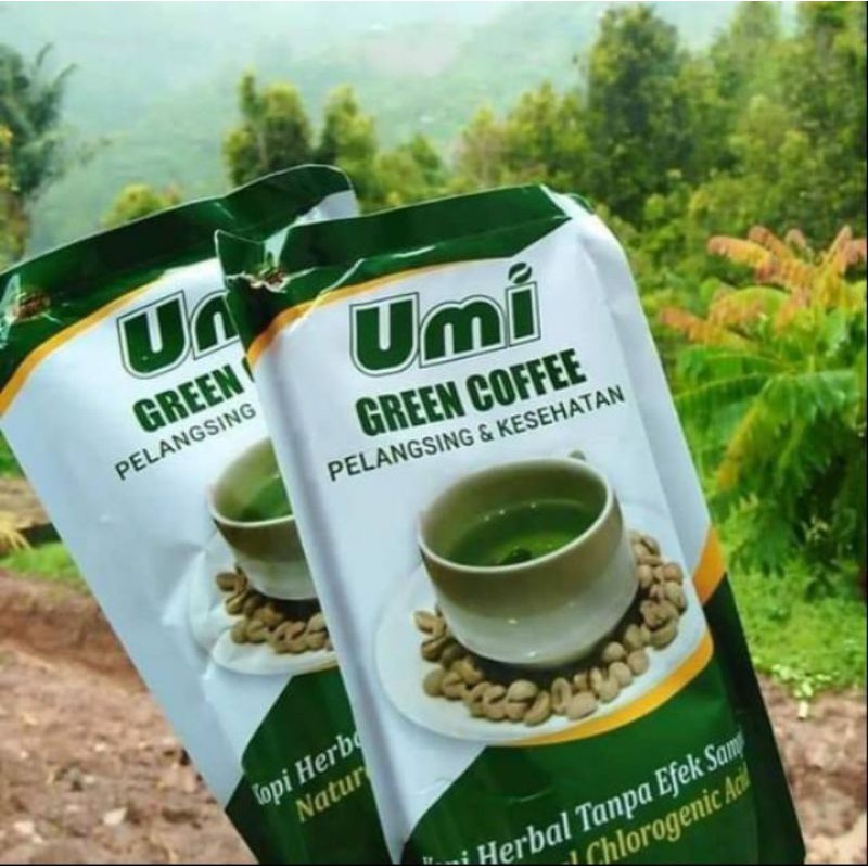 UGC UMI GREEN COFFEE Kopi Pelangsing Herbal Kemasan Baru