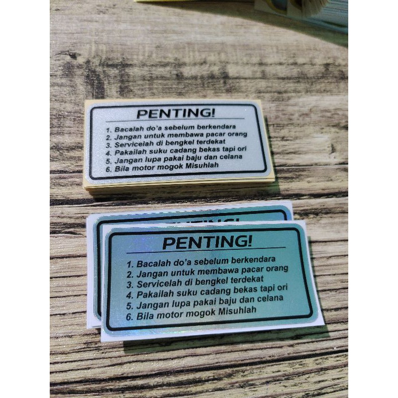 STICKER PENTING PRINCUTT