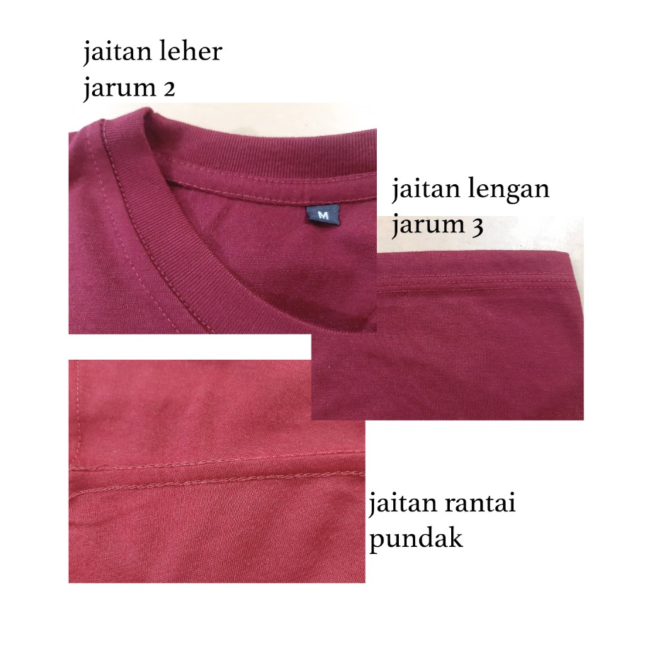 kaos polos lengan panjang