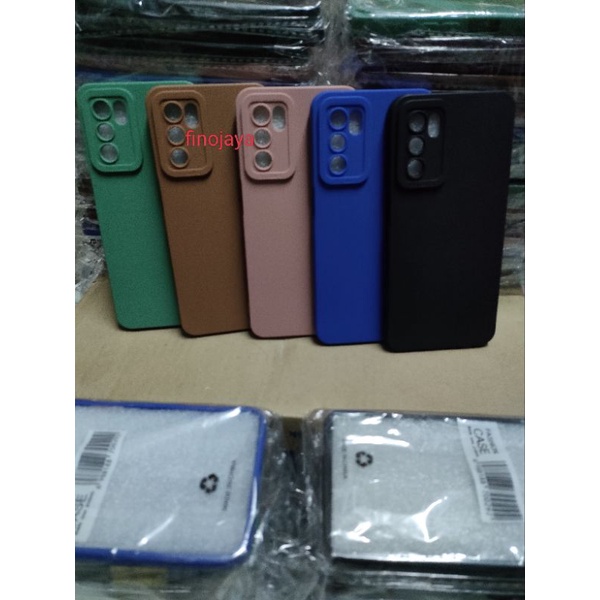 Softcase Oppo A53S 5g A55S 5G Silikon Casing Selicon Case Macaron Pelindung Pro Camera