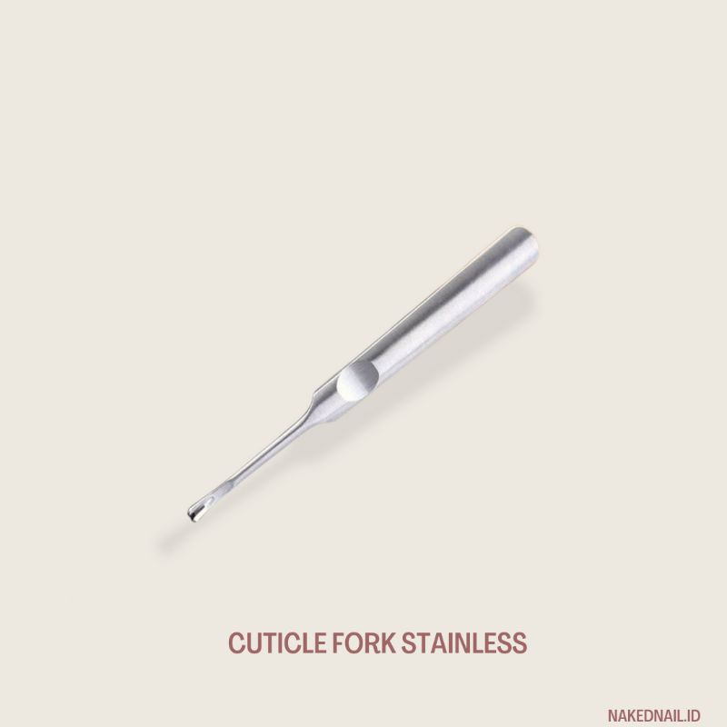 cuticle fork stainless steel lidah ular cuticle pusher nail art nailart pusher tusukan kutikel