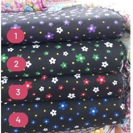 Katun print/Bahan katun motif/Kain katun print