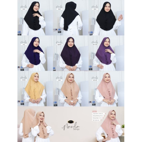 Bergo Nazila // Bergo Yessana // Yessana hijab