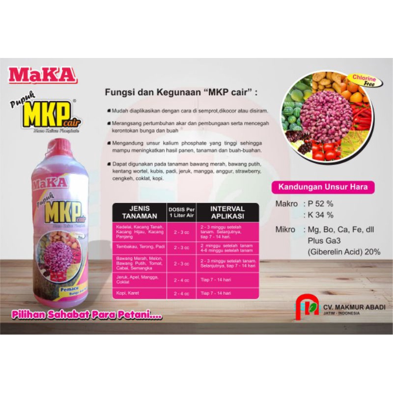 MKP Cair - MKP MaKA - pupuk MKP