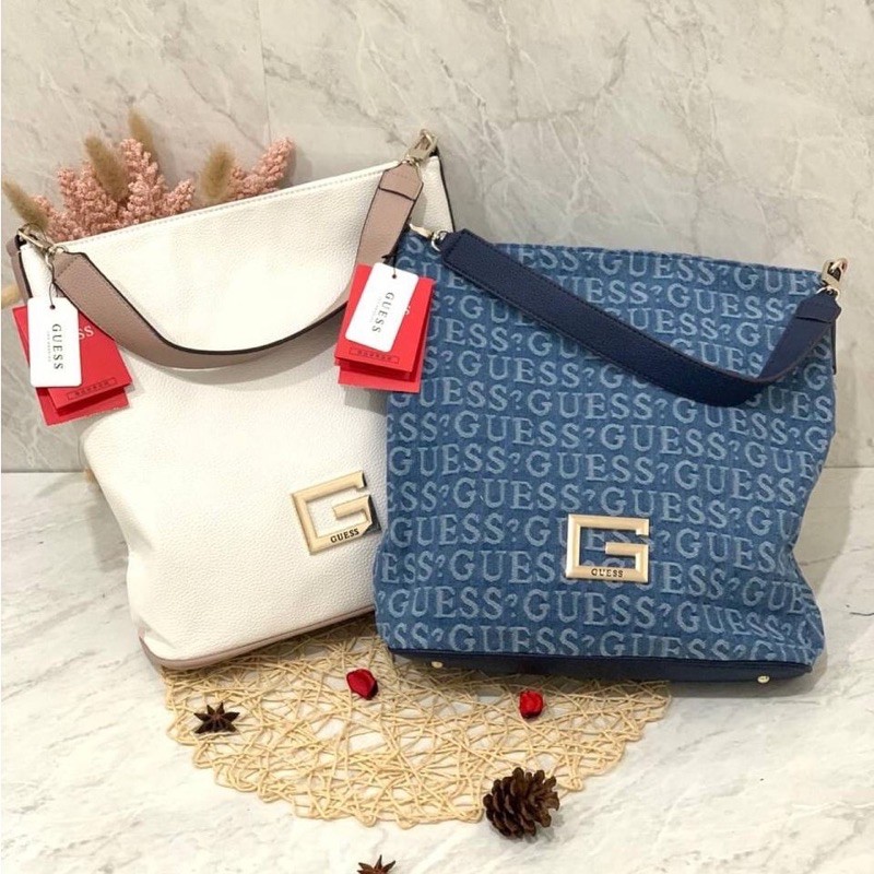 GUESS RAISSA TOTE BAG ORIGINAL / TAS SHOULDER / TAS WANITA IMPORT / TAS SELEMPANG / TAS BEST SELLER