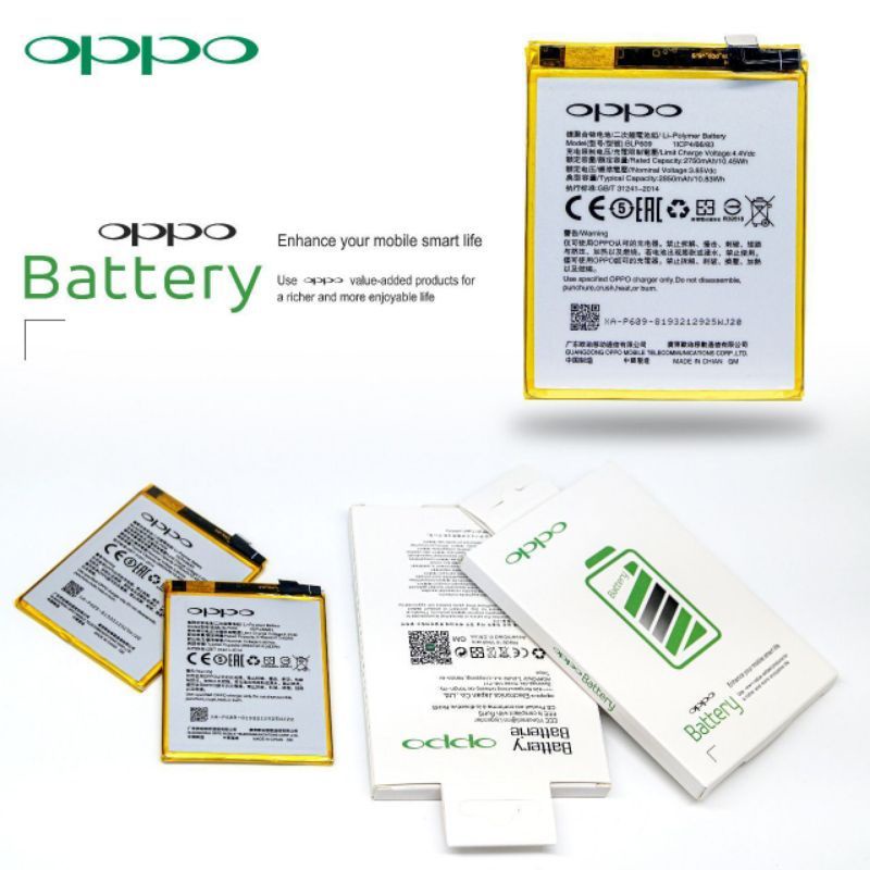 BATRAI OPPO A3S A5S OPPO A7 OPPO A12  BLP673 BATRE BATERAI BATTERY OR 99%I