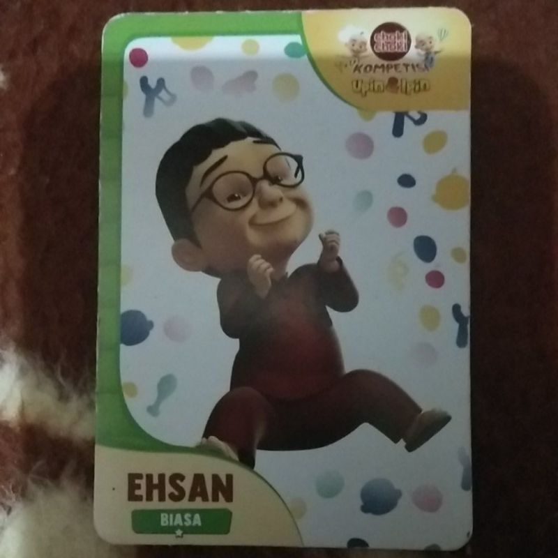 Kartu upin ipin choki choki (ehsan)