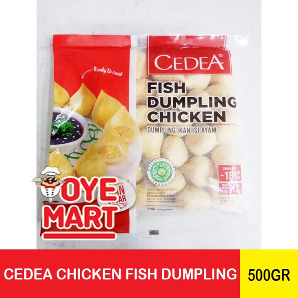 CHICKEN FISH DUMPLING 500GR CEDEA PANGSIT IKAN ISI AYAM