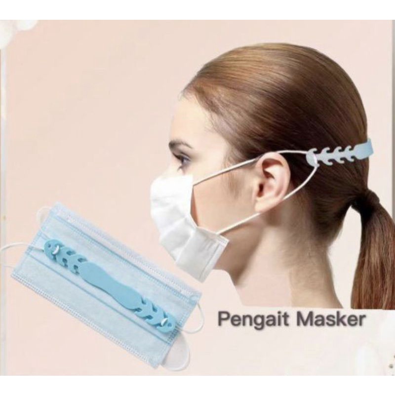 Pengait masker hijab pengait masker silicon konektor masker