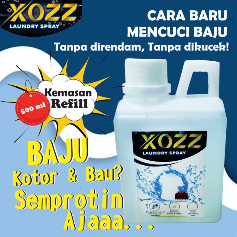 Sabun Cuci Baju Detergen Cair Khusus Spray Pembersih Pewangi Laundry Pakaian Celana Daleman Semi Dry