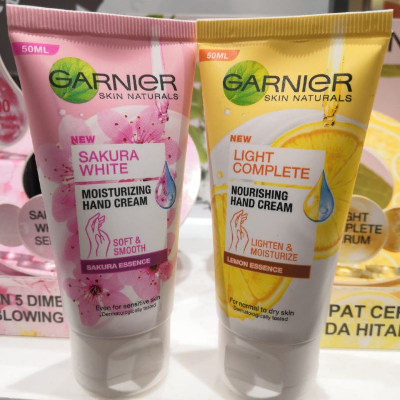 Garnier moisturising/nourishing hand cream 50ml
