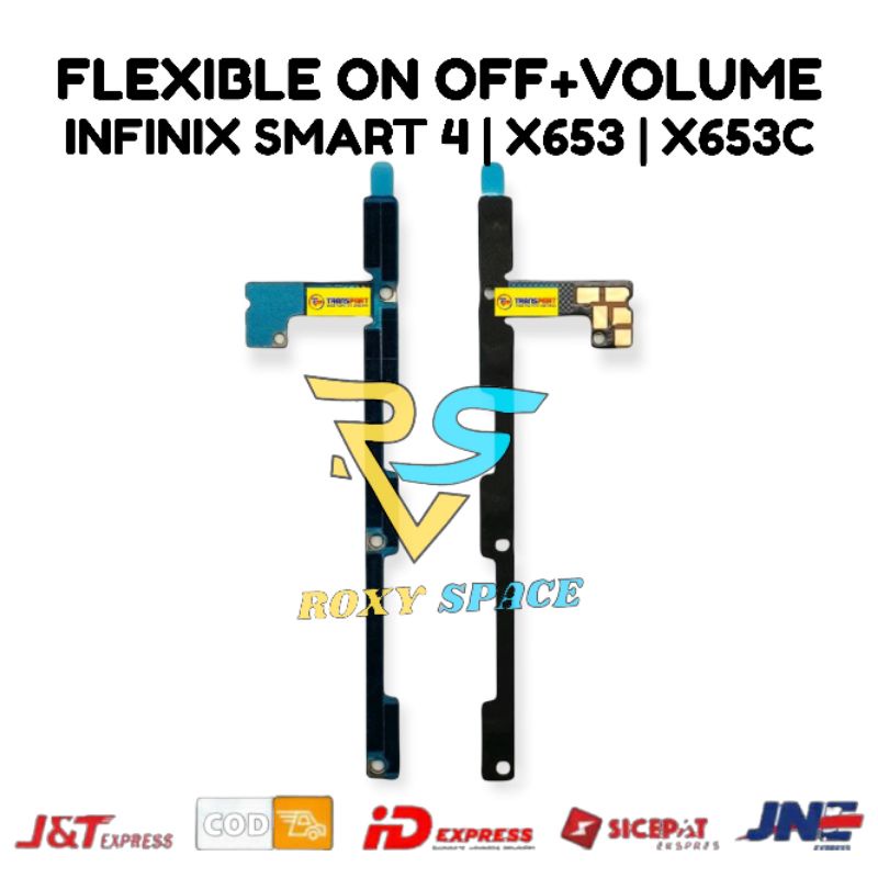 Flexible Flexibel On Off Volume Infinix X653 / X653C / Smart 4 - Fleksibel FleksibelTombol Power On 