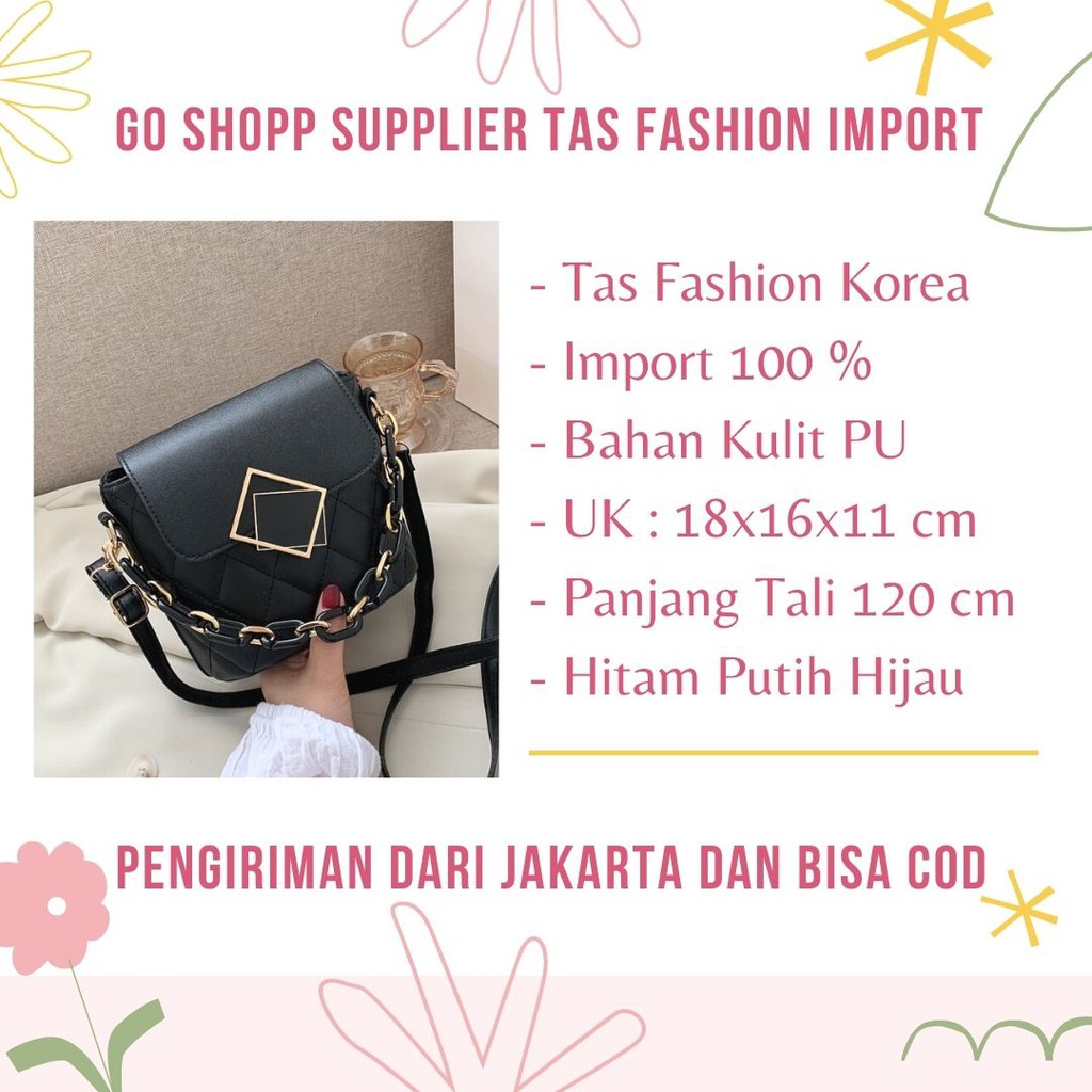 Tas Selempang Wanita Mini Import Terbaru - Tas Slempang Cewek Korean Style Murah Import [SL62]