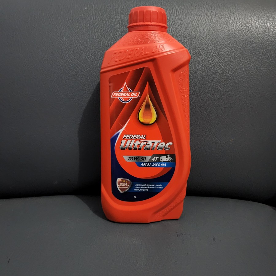 Oli Mesin Federal Ultratec Oil Ultra Tec 20W-50 Sport 4T 1L 1 Liter