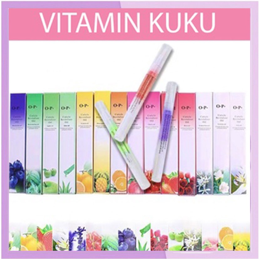 Vitamin Kuku Pen Manicure Pedicure Cuticle Oil Vitamin Kuku Membuat Kuku Tidak Mudah Patah KU005