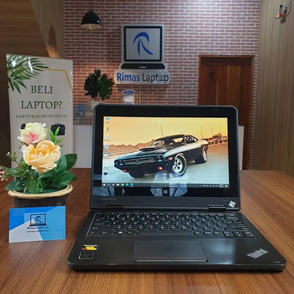 LENOVO YOGA INTEL CELERON TOUCHSCREEN RAM 4GB HDD 1 TB BEKAS SECOND