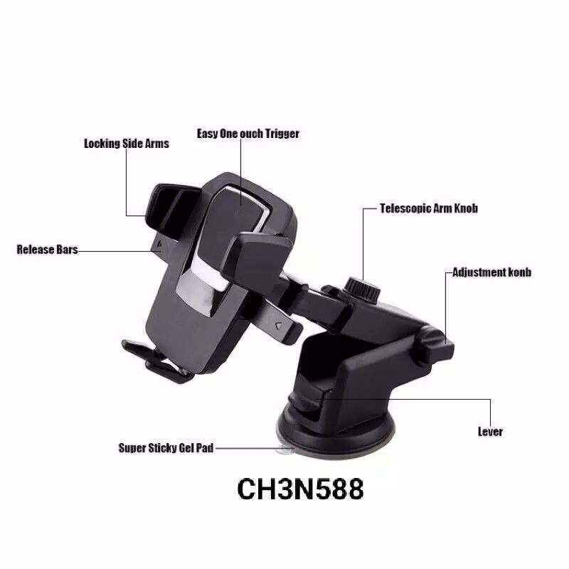 Car Holder Hp Mobil / Tripod Hp Mobil / Car holder Handphone Daya Sedot Kuat
