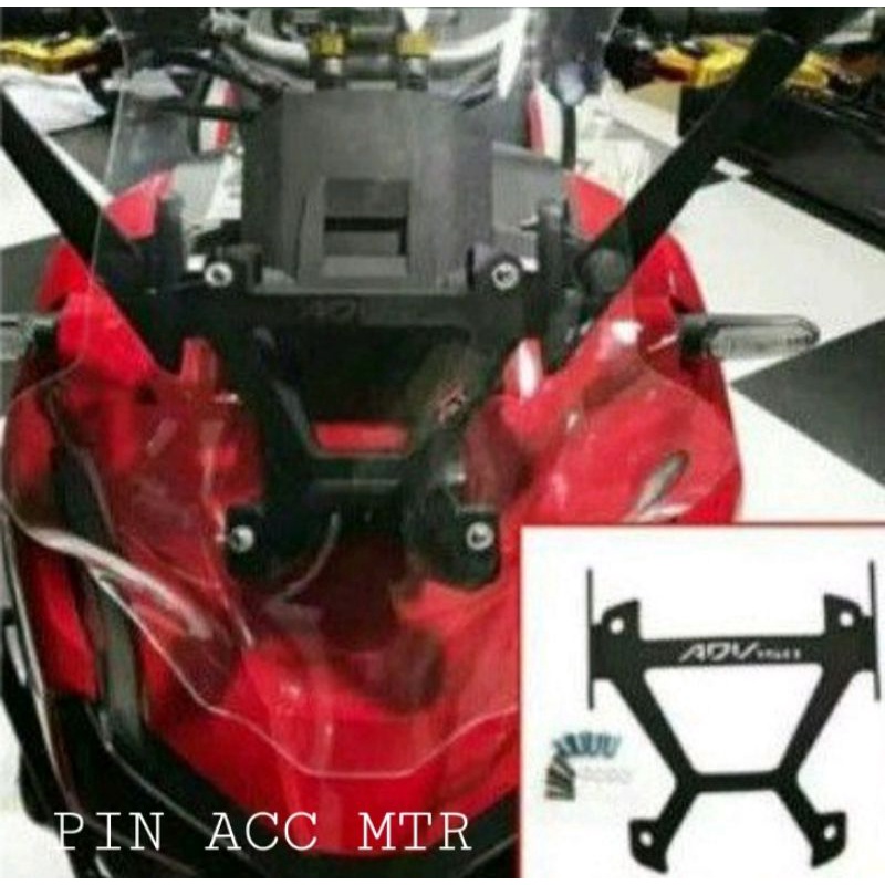 BREKET SERPO+SPION R25 CARBON NEMO/TANGKAI PANJANG/PENDEK NEMO MOTOR ADV 150 PNP