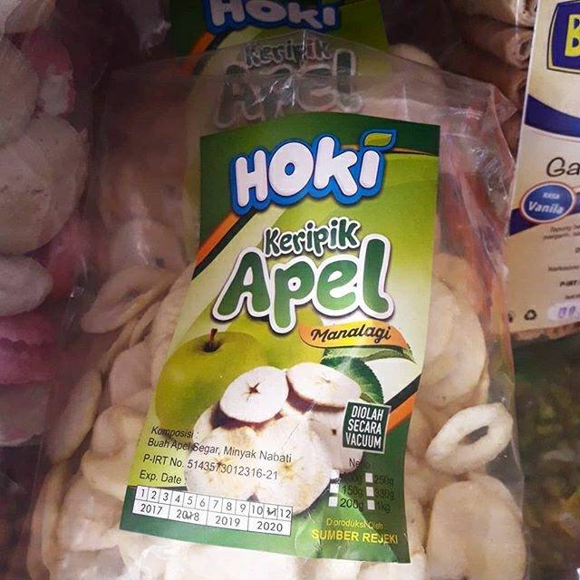 

KERIPIK BUAH (Apel / Nangka)