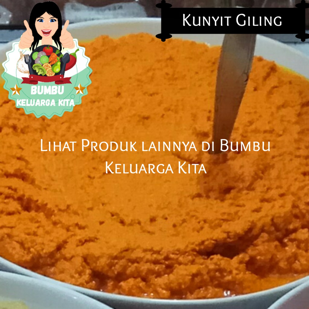 

Kunyit segar giling halus 500grm