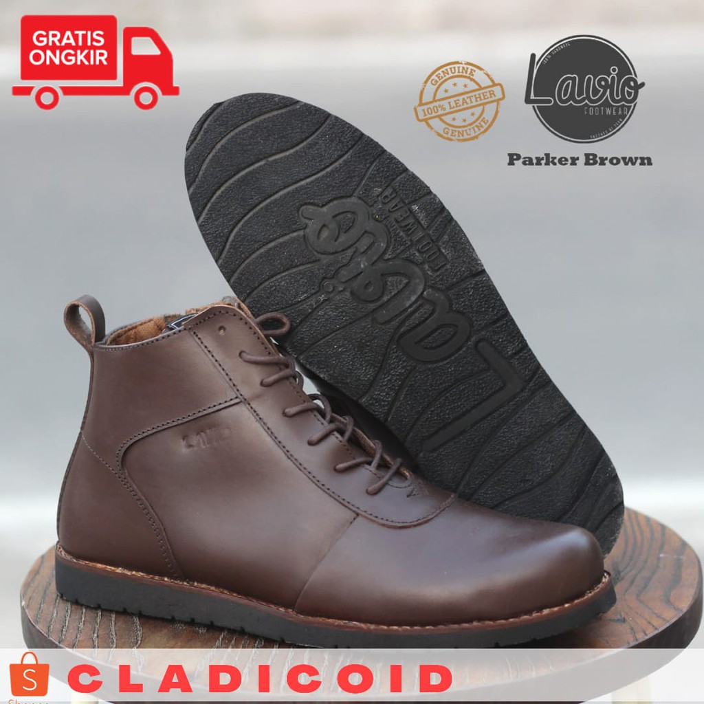 SEPATU SAFETY KULIT. SEPATU SAFETY PROYEK. SAFETY OUTDOOR. SEPATU BERKENDARA. LAVIO PARKER ORIGINAL