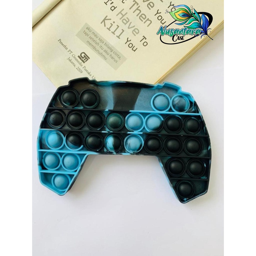 pop it fidget push bubble toys gelembung 3d rainbow pelangi karakter mainan anak NC7433-STIK PS