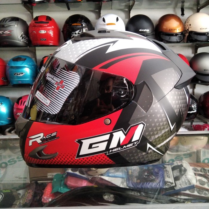 HELM GM RACE PRO MOTIF/FULL FACE