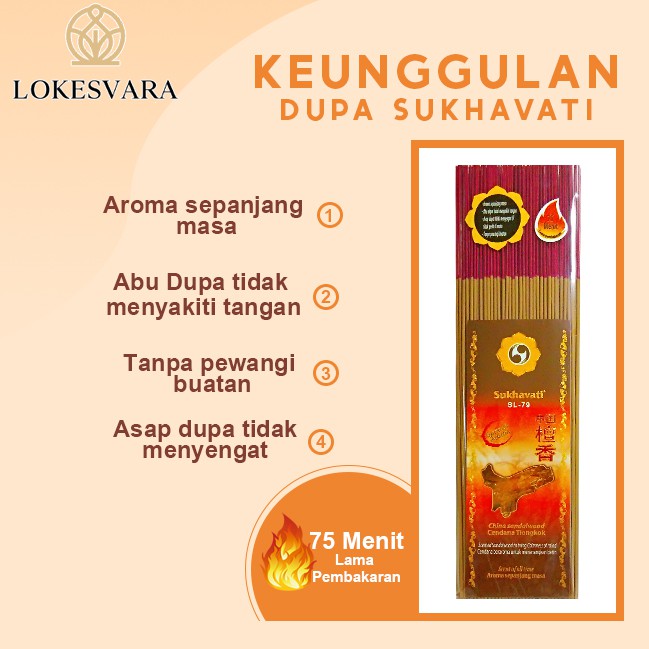 Dupa/ Hio Wangi Harum Sukhavati Cendana China 400gram